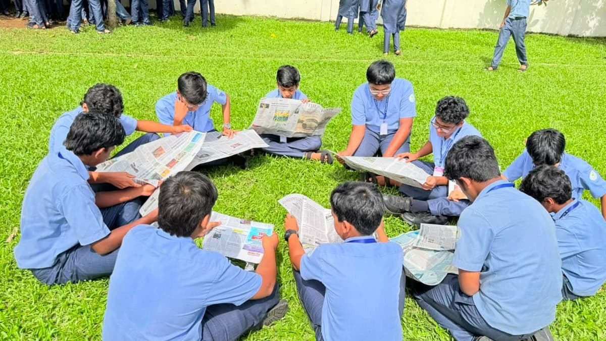 കൂട്ടായ പത്രവായനയുമായി ക്രസന്റ്