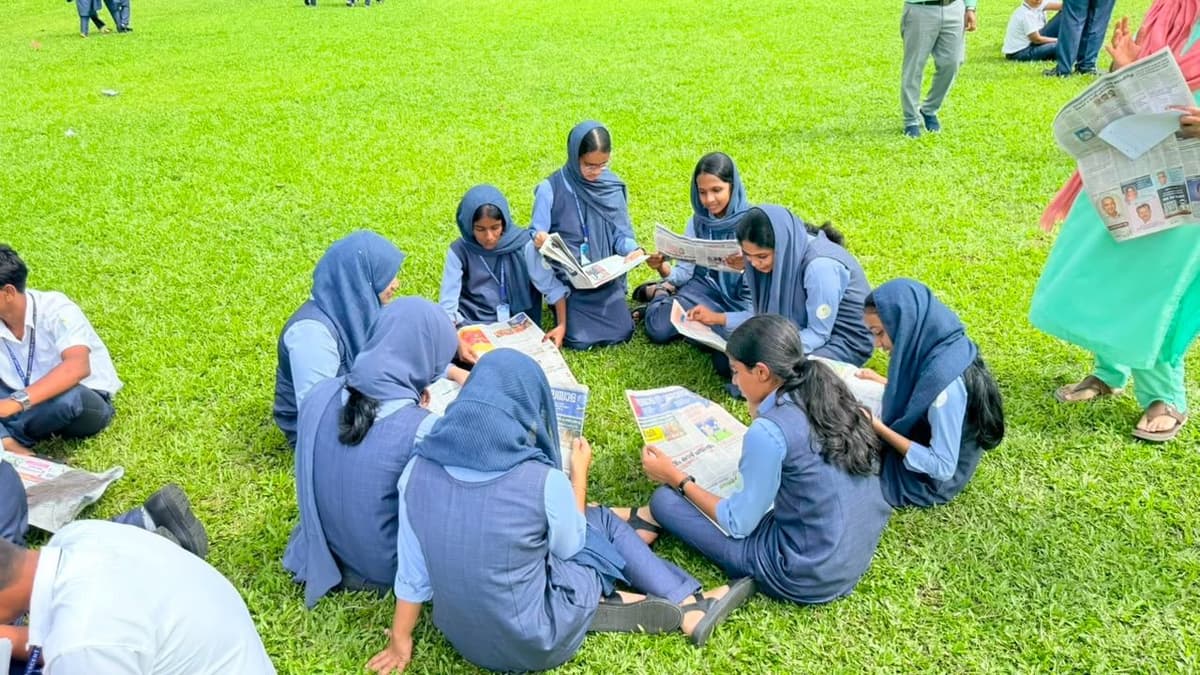 കൂട്ടായ പത്രവായനയുമായി ക്രസന്റ്